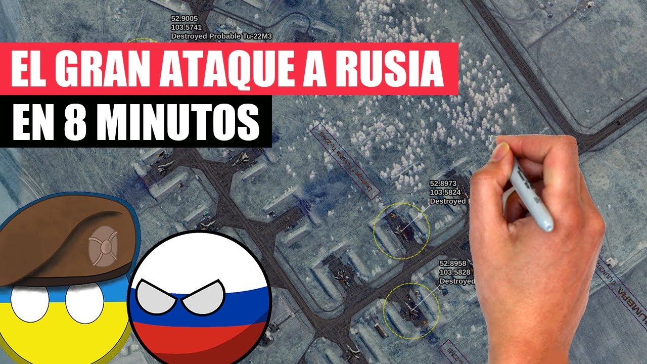✅ ASÍ es como UCRANIA ha acabado con los BOMBARDEROS NUCLEARES de Rusia