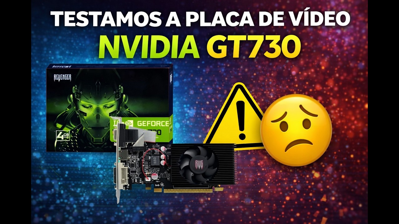 TESTAMOS A PLACA DE VÍDEO GT730