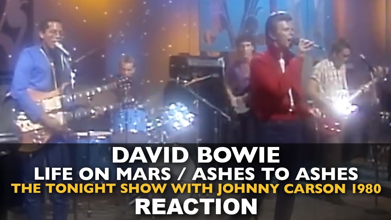 Musicians REACT to David Bowie: Life On  Mars, Ashes To Ashes (1980 Tonight Show With Johnny Carson)