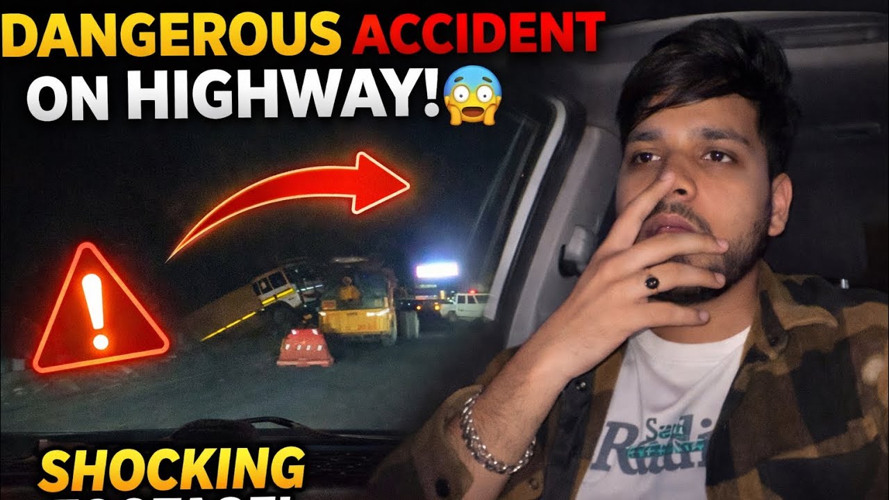 Accident on KMP highway 😨 #vlog #accidentvlog #lifestyle 