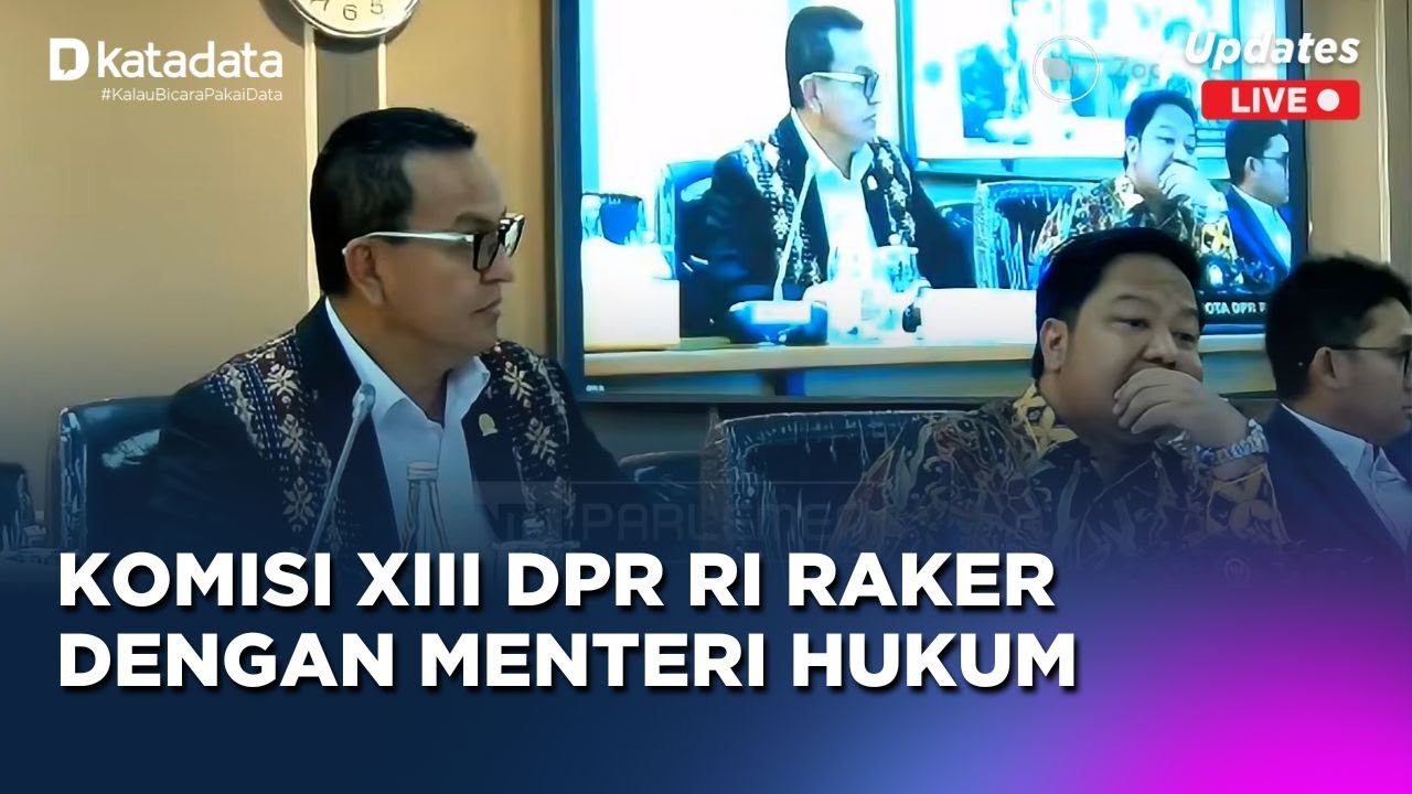 [LIVE] KOMISI XIII DPR RI RAKER DENGAN MENTERI HUKUM