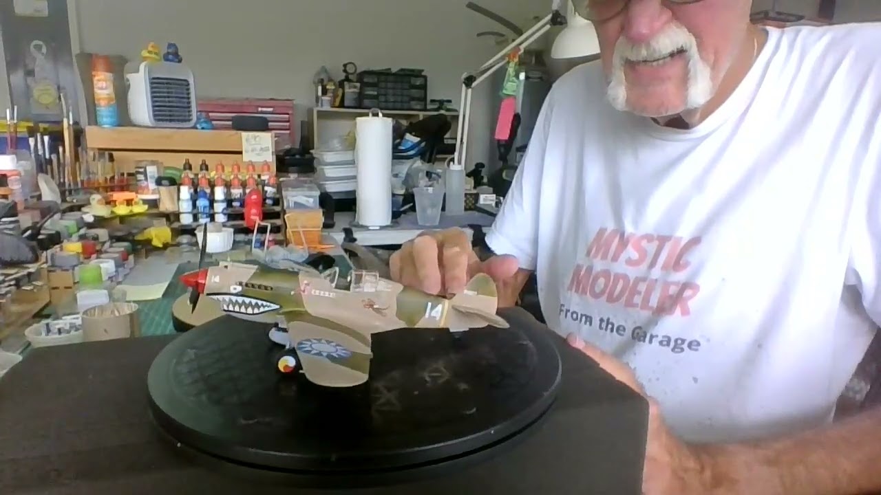 Final Reveal of the Revell 1/48 scale P-40B Tiger Shark.