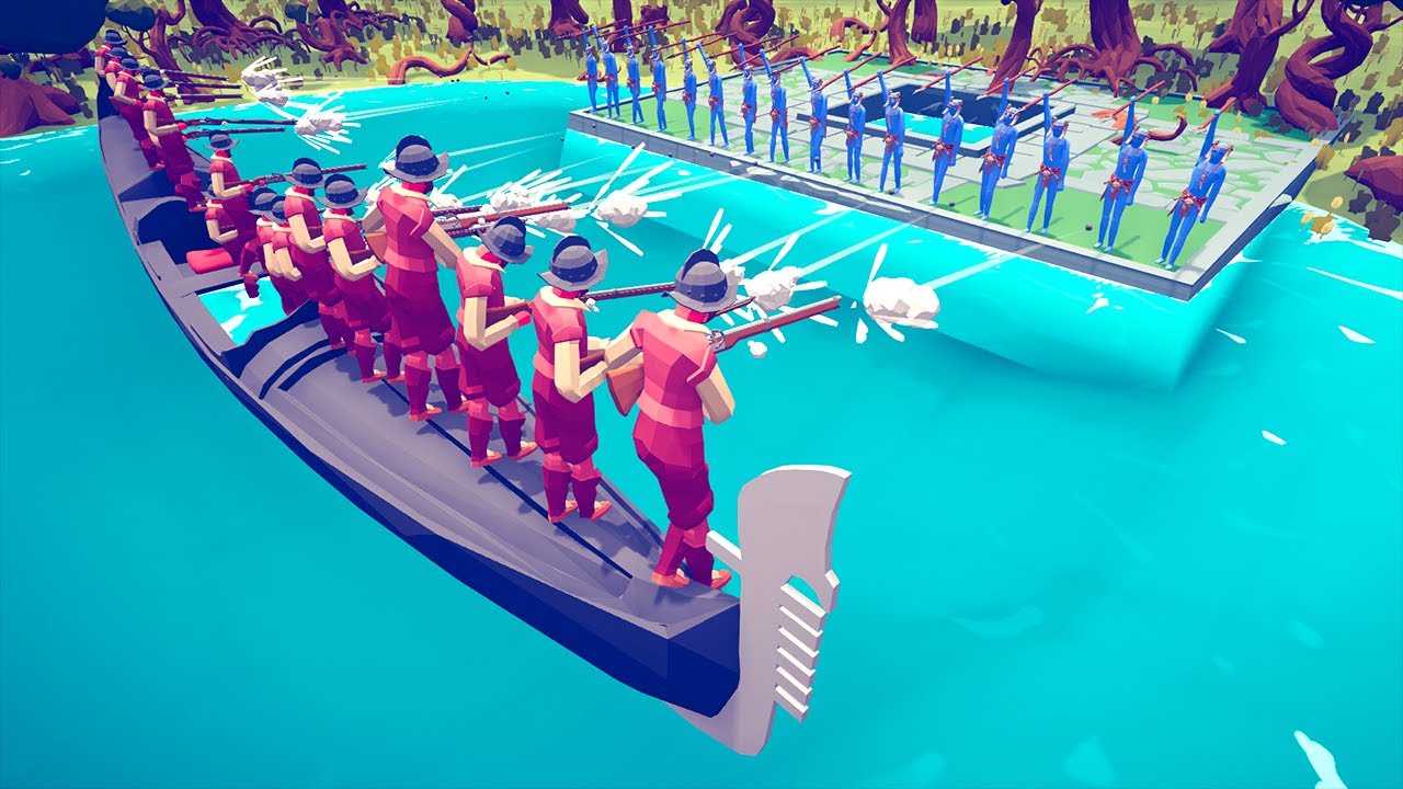 TOURNAMENT - BOAT AND LAND BATTLE | Totally Accurate Battle Simulator TABS