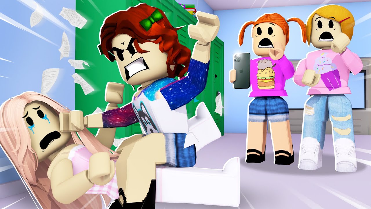 They Got In A Fight After School In Roblox Brookhaven!