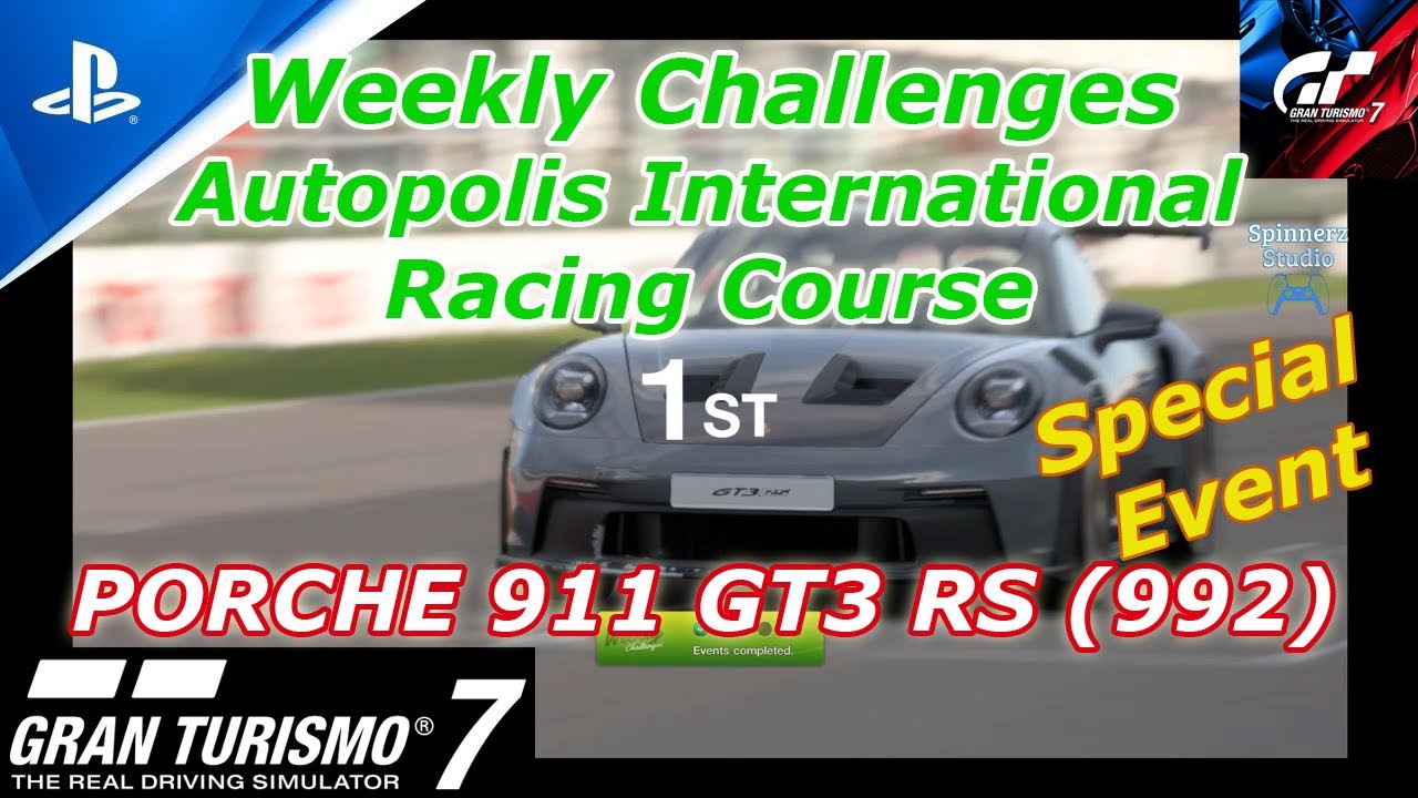 Gran Turismo 7 Special Event Porsche 911 GT3 RS 992 | GT7 Weekly Challenges - Hard Difficulty