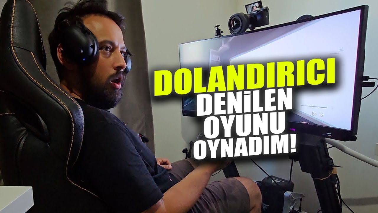DOLANDIRICI DENİLEN OYUNU OYNADIM! ÜSTELİK 120 BİN LİRALIK ÖZEL SİMÜLATÖR SETİYLE!