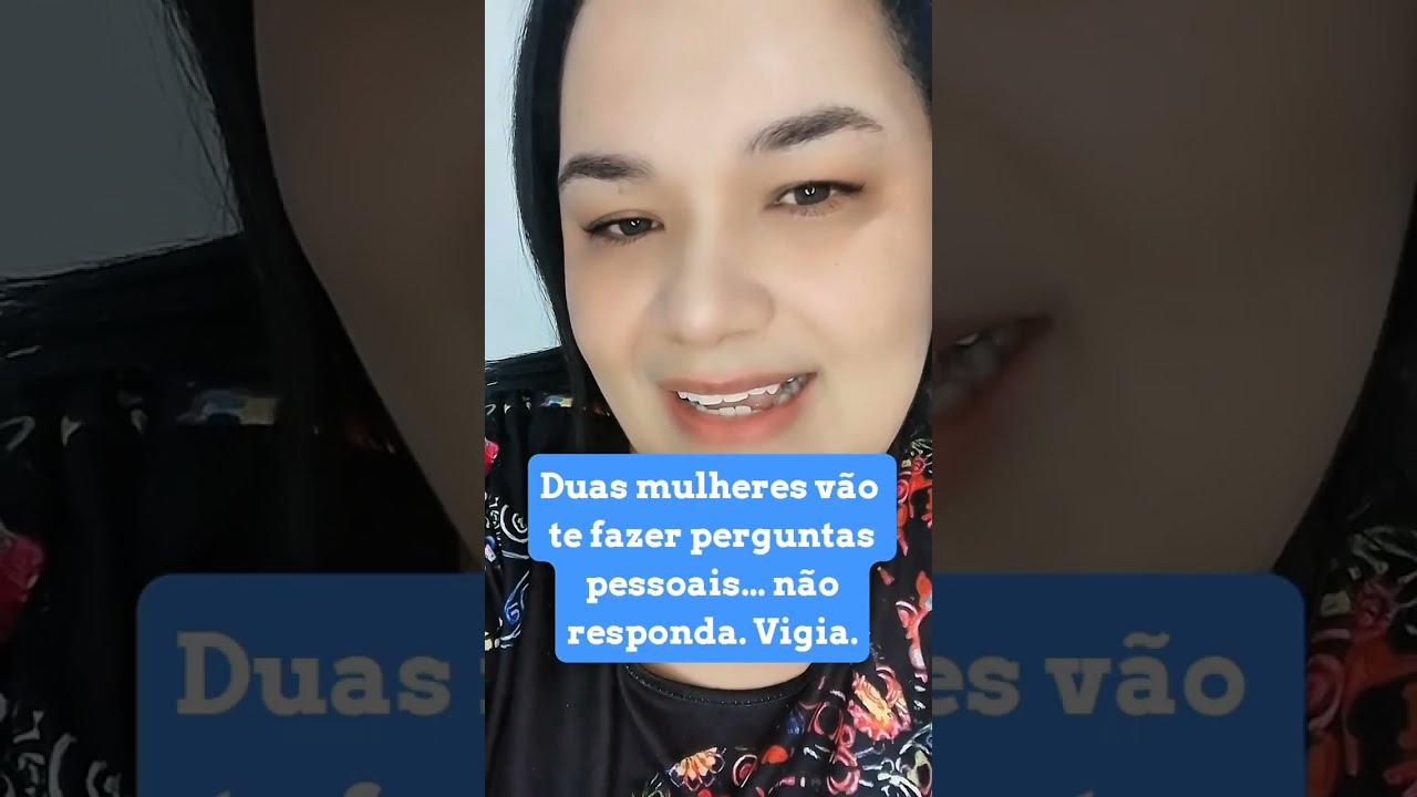 2 mulheres vão te fazer perguntas pessoais: Não responda‼️ São espiãs.