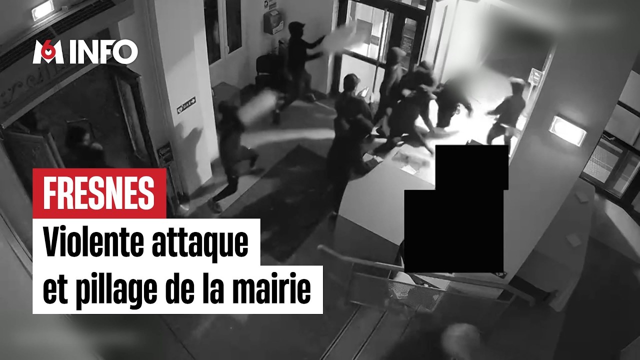 La mairie de Fresnes vis&eacute;e par des tirs de mortiers