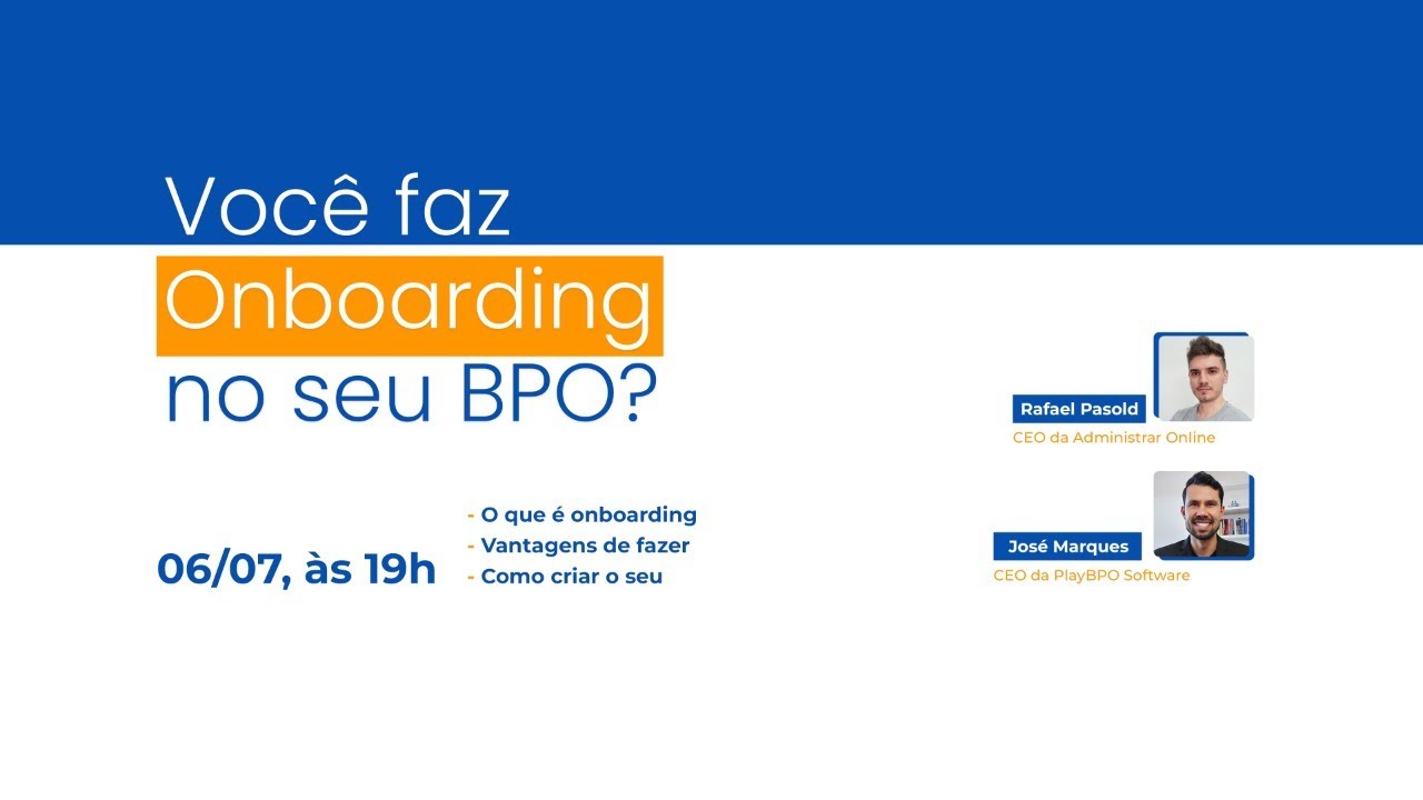 Boas Práticas de Onboarding no BPO Financeiro