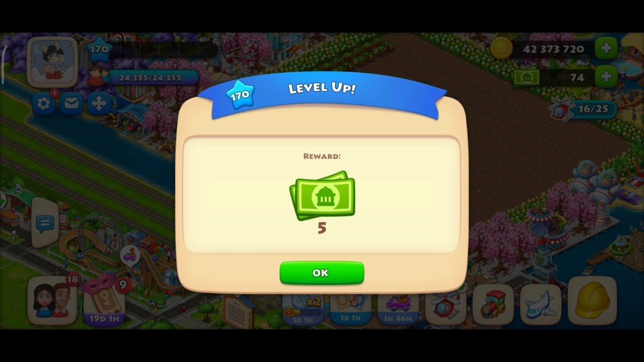 Up Level 170 | Township Gameplay