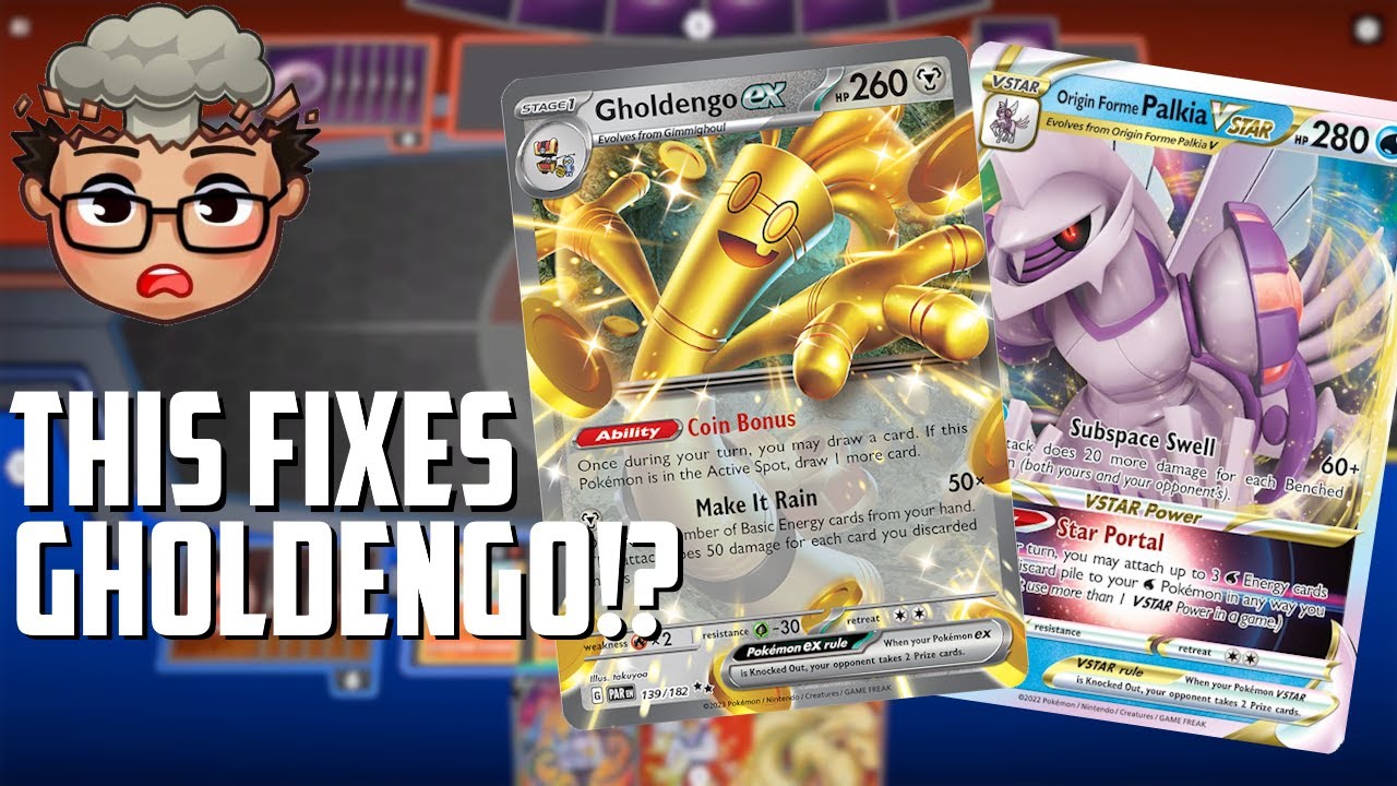 TOP 3 Gholdengo ex deck from HUGE TOURNAMENT features Palkia VSTAR - Pokemon TCG Deck List + Matches