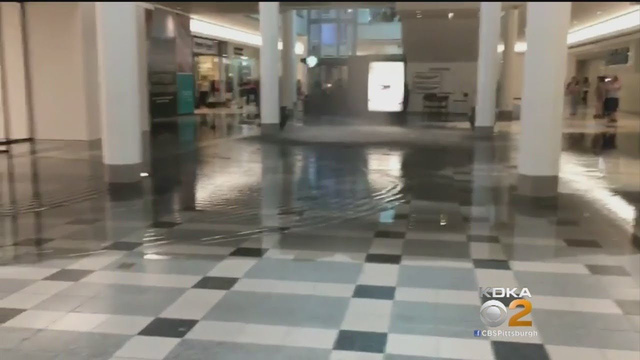 Broken Sprinkler Pipe Floods South Hills Village