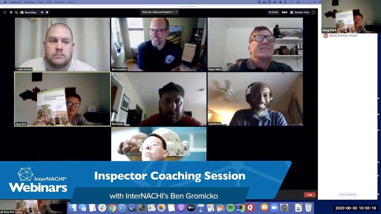 Inspector Coaching Session #3 with InterNACHI's Ben Gromicko (6/30)