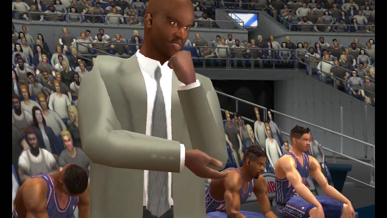 NBA Live 2003 Cutscene: Byron Scott Mulls It Over