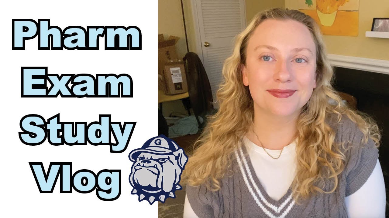 Pharmacology Exam Vlog | Georgetown SMP Premed Postbacc