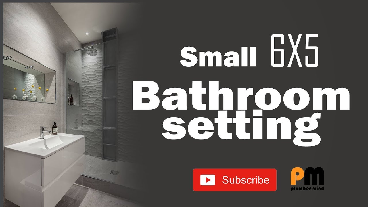 6'×5' ke bathoom ki setting