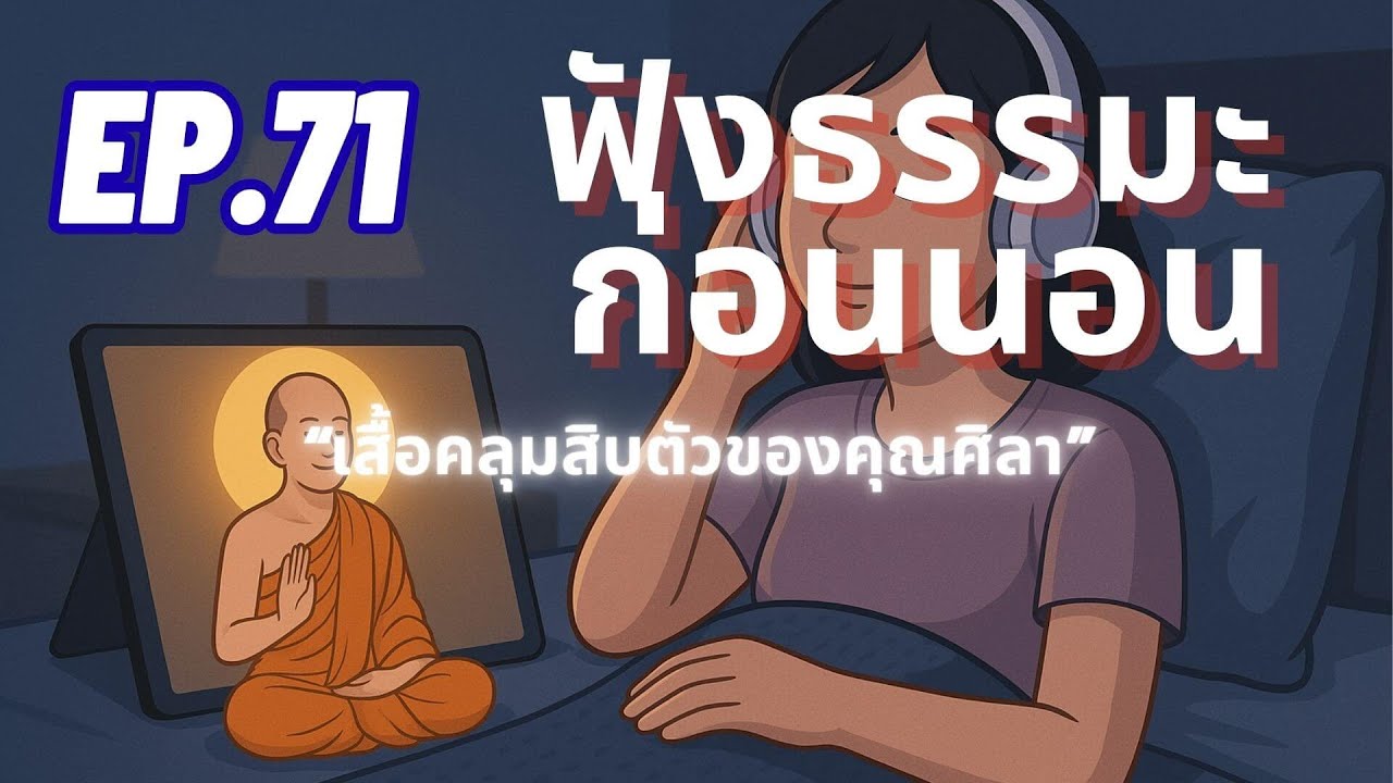 ธรรมะก่อนนอน |  “เสื้อคลุมสิบตัวของคุณศิลา”