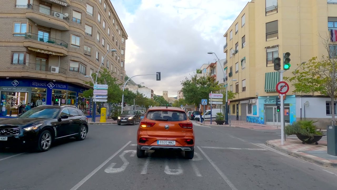 Driving Through the Narrow Streets of Castalla | A Scenic Drive in a Historic Spanish Town