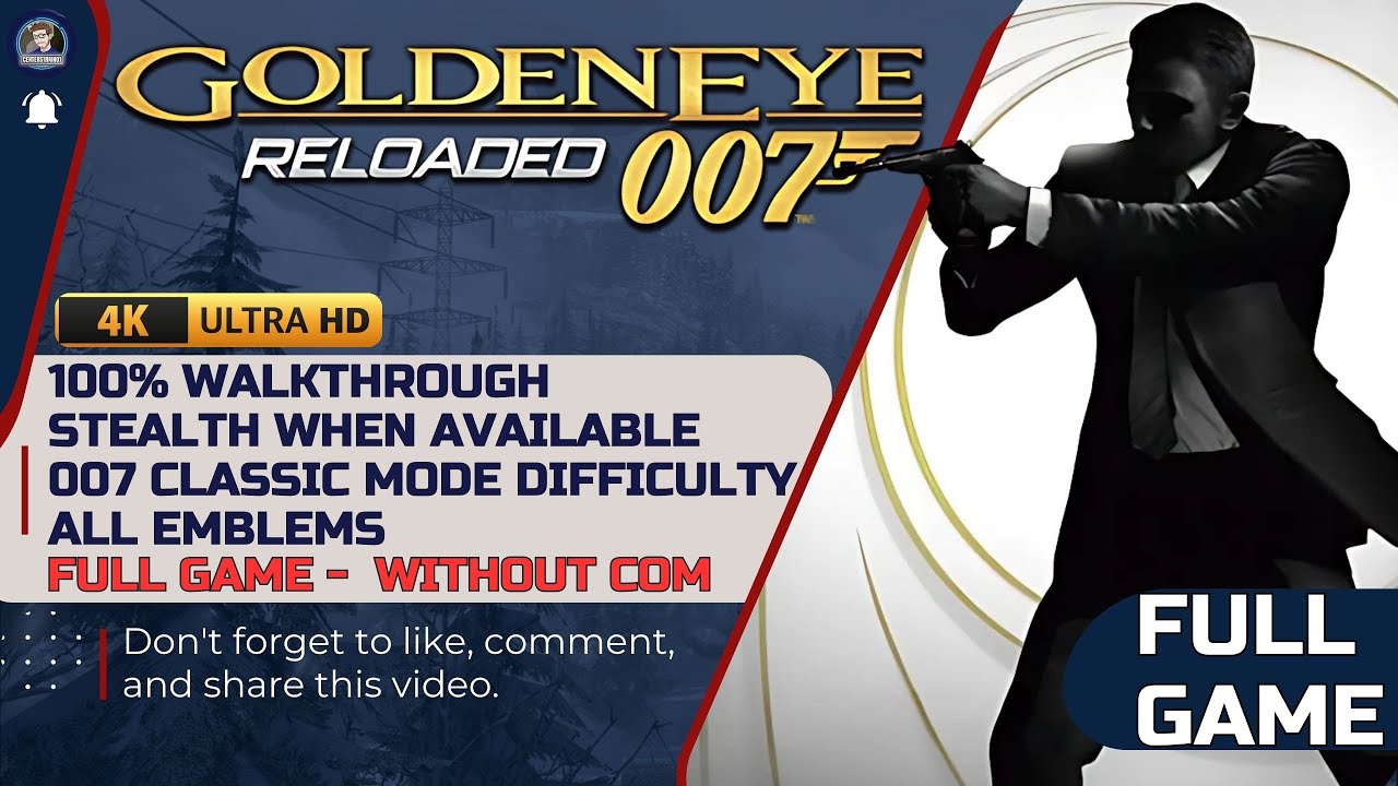 Goldeneye 007 Reloaded 100% FULL GAME - NO COMMENTARY