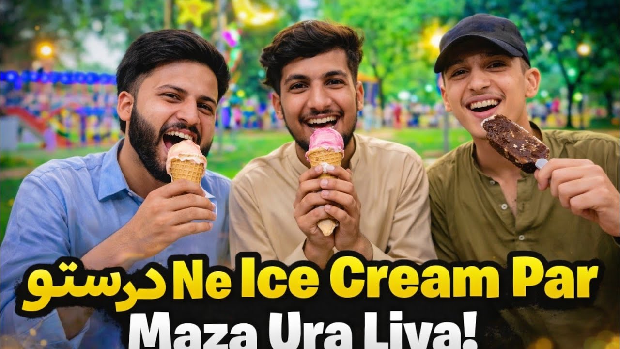 Ice Cream Party Full Enjoy With Friends 😂🍦 | Funny Vlog | Full Masti & FunJanuary 29, 2026