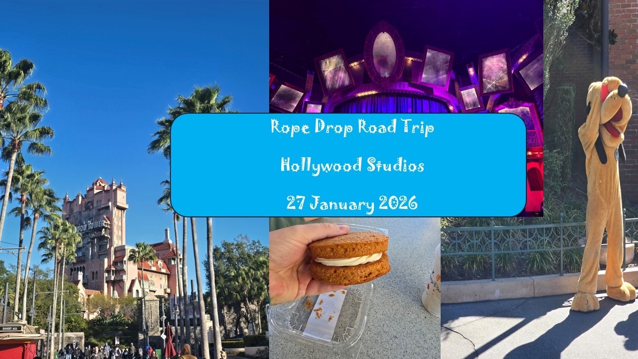 Walt Disney World Hollywood Studios - January 2026. Last ride on Aerosmith Rock n Roller Coaster