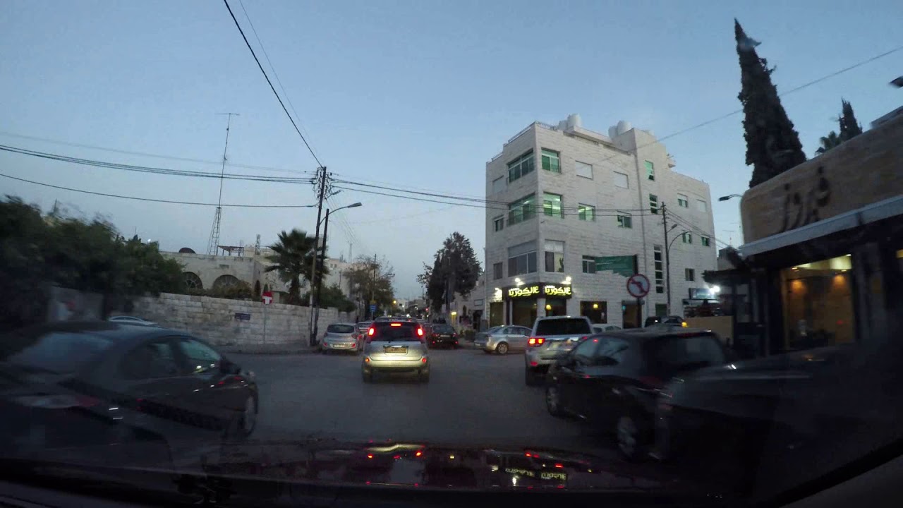 Driving through Amman, Jordan (December 2017) time-lapse