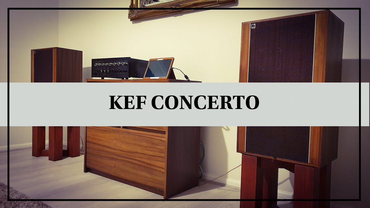 KEF Concerto Speaker & Sansui AU999