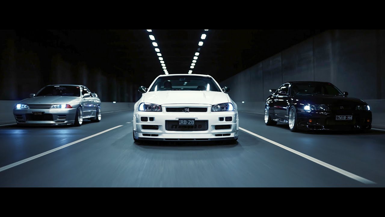 Three Icons of GT-R (R32, R33 & R34) | 4K