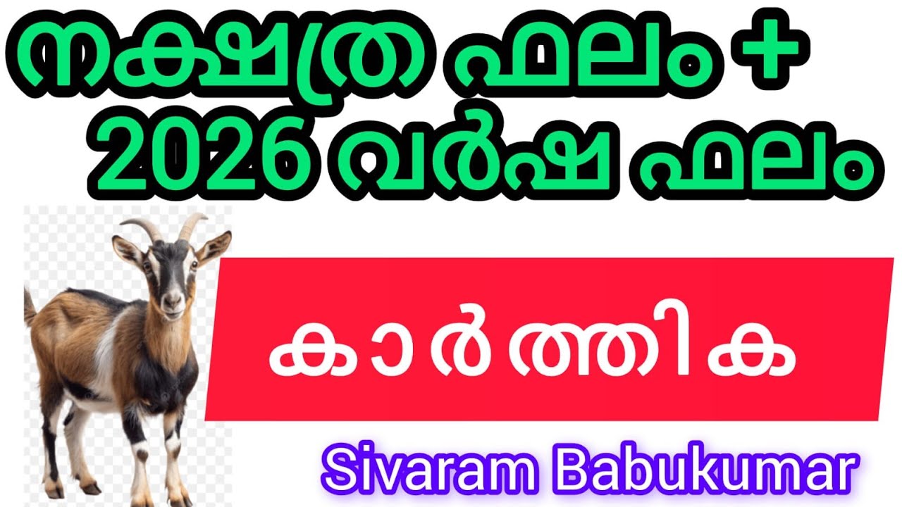 കാർത്തിക കീർത്തി നേടും. സമ്പത്തും ഭാഗ്യവും കാത്തിരിക്കുന്നു.