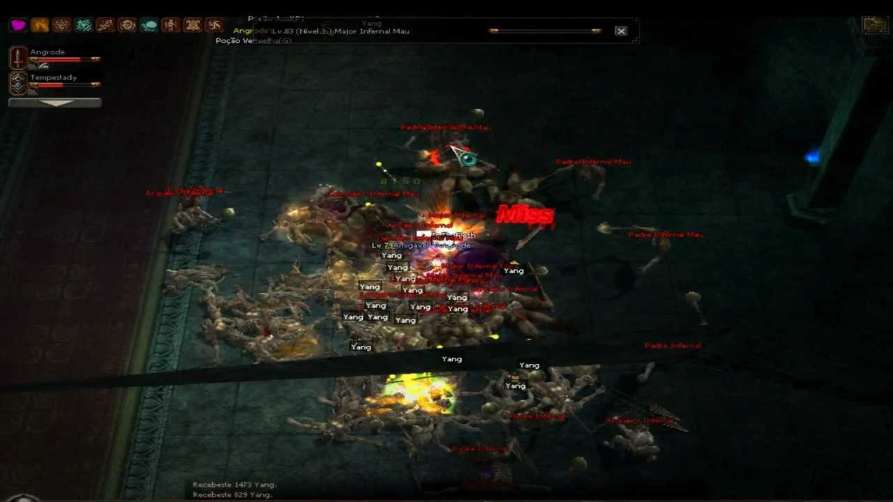 Metin2.PT Angrode Lv79 (1º solo) vs. Azrael/Catacumbas [Selene]