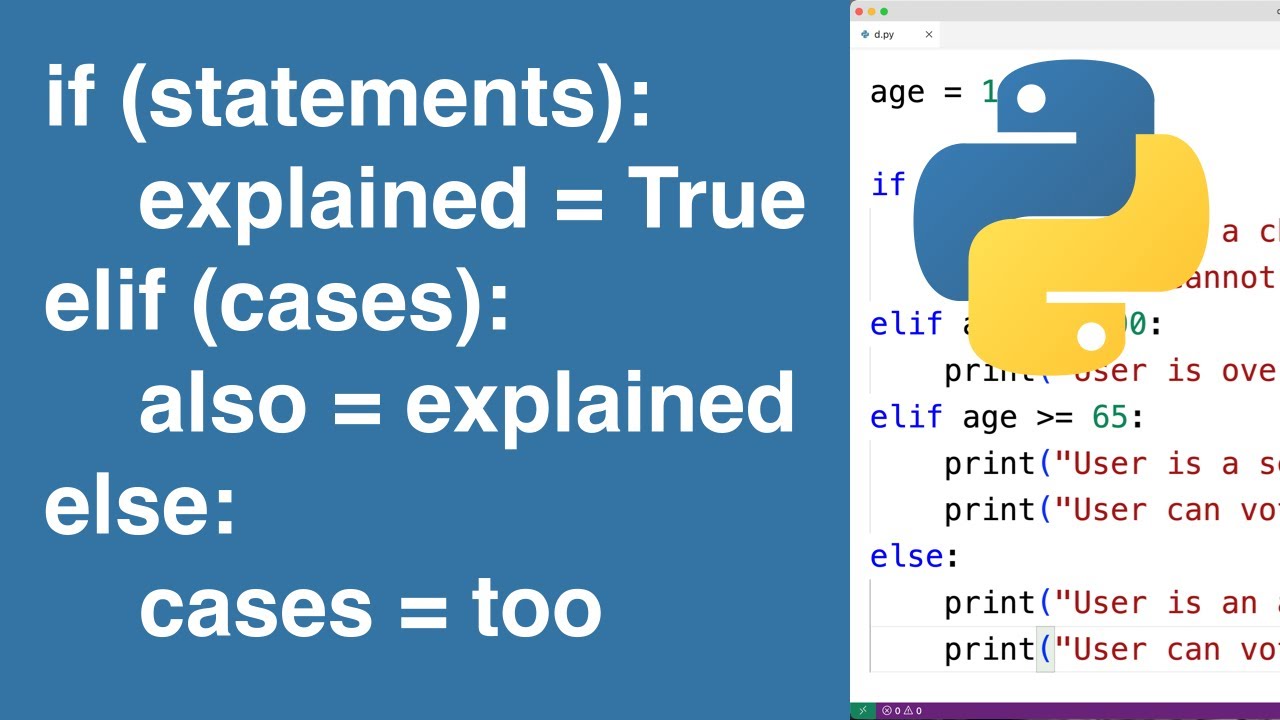 If Statements | Python Tutorial