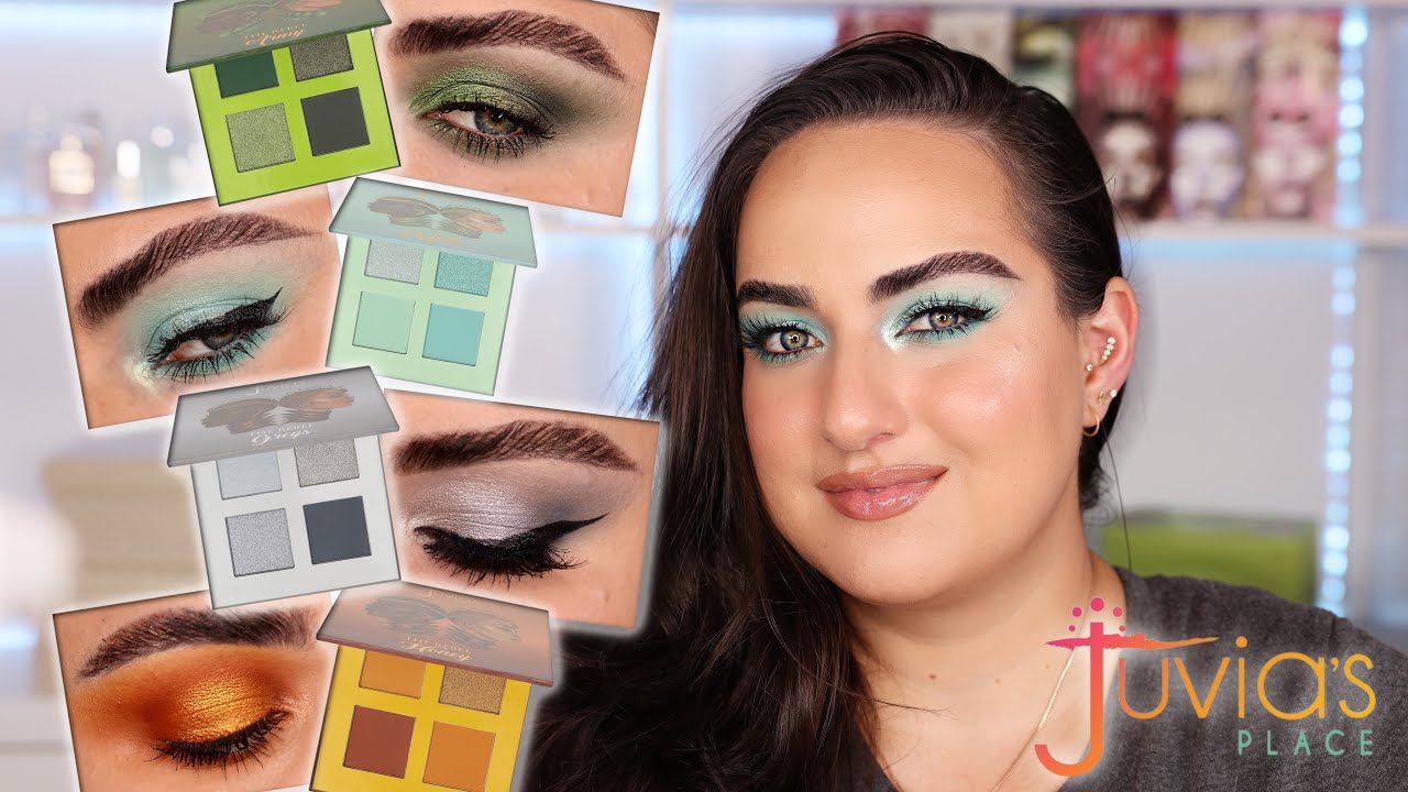 NEW! Juvia's Place The Rebels Quads! (Mint, Honey, Army & Grey Palettes)