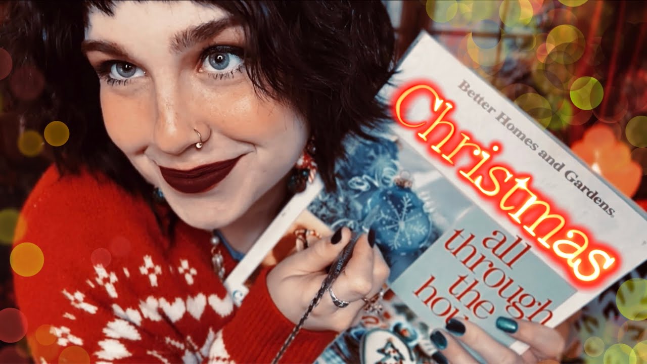 Neurodivergent ASMR 🎄Vintage Christmas Magazine (Sleep Aid, Stimming, Tracing) ✨