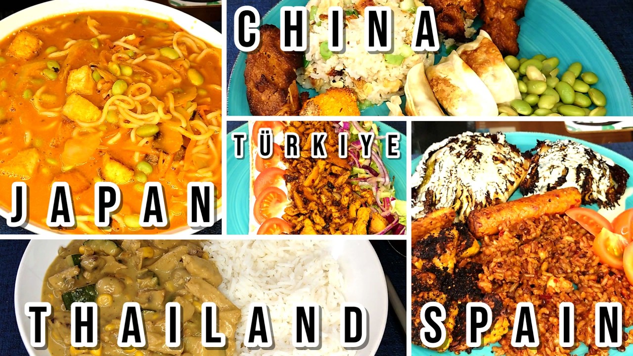 What a WORLDLY Week of Dinners - A Meals Vlog