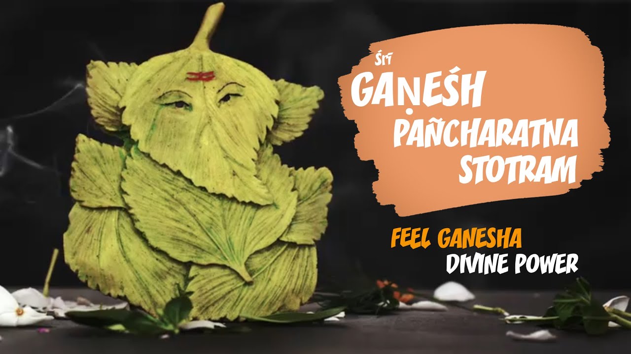 🕉️🐘 Ganesh Pancharatna Stotram | Peaceful & Melodious Devotional Song
