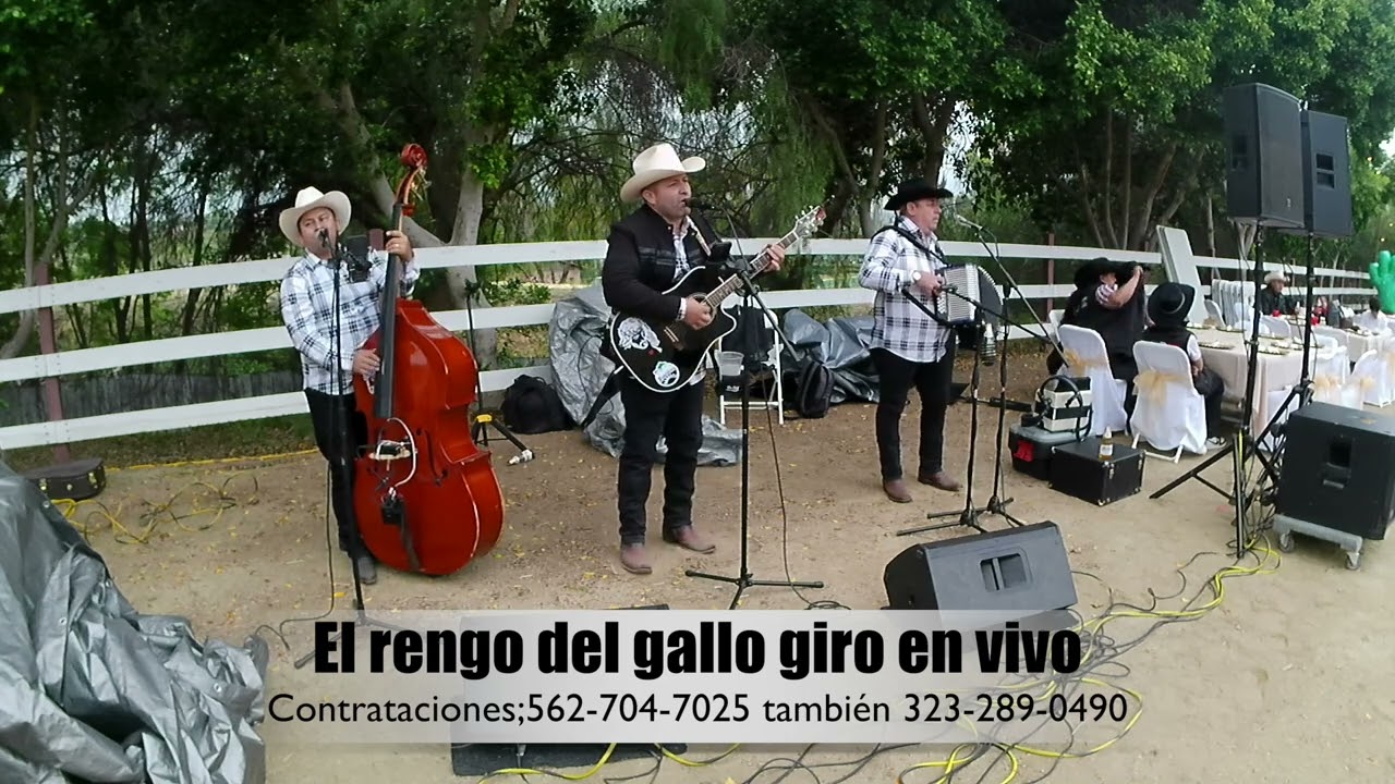 el rengo del gallo giro el del rancho y sus compas(grupo norteño en Los Angeles)