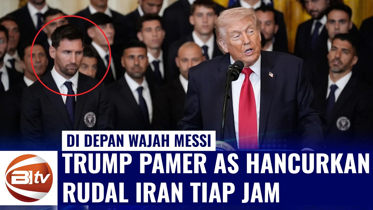 Trump Tegaskan Superioritas Militer AS Atas Iran di Hadapan Lionel Messi