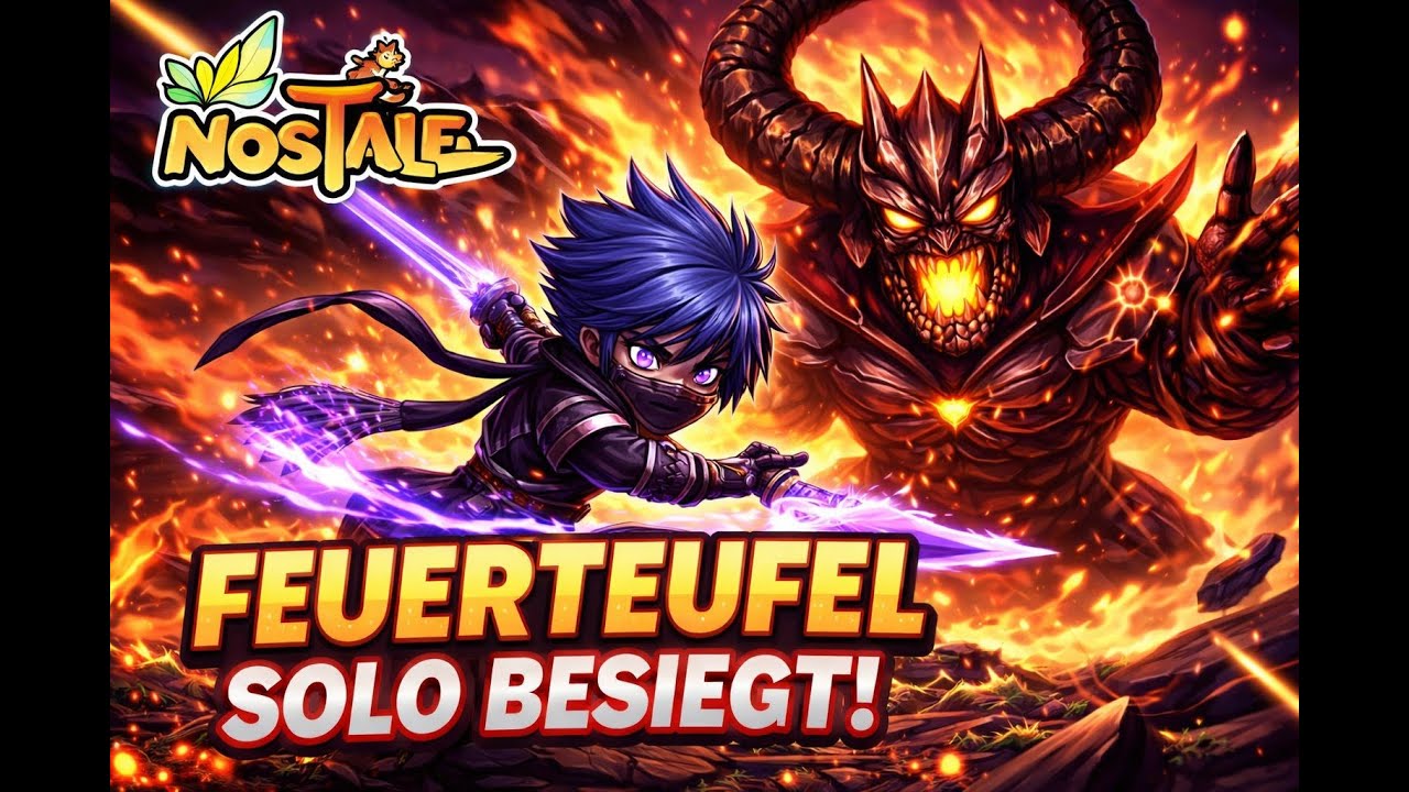 Nostale Solo Feuerteufel mit Ninja+20[German][2K][UnderCity][AyumiGhanChin]