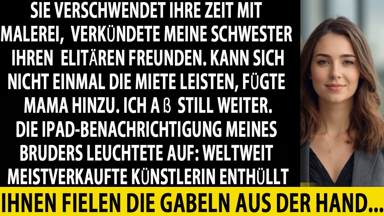 MAN NANNTE MICH EINEN VERSAGER... BIS MEINE GALERIE AUF DER FORBES-TITELSEITE ERSCHIEN!!!!!