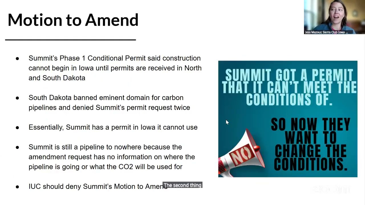 Carbon Pipeline and the Court