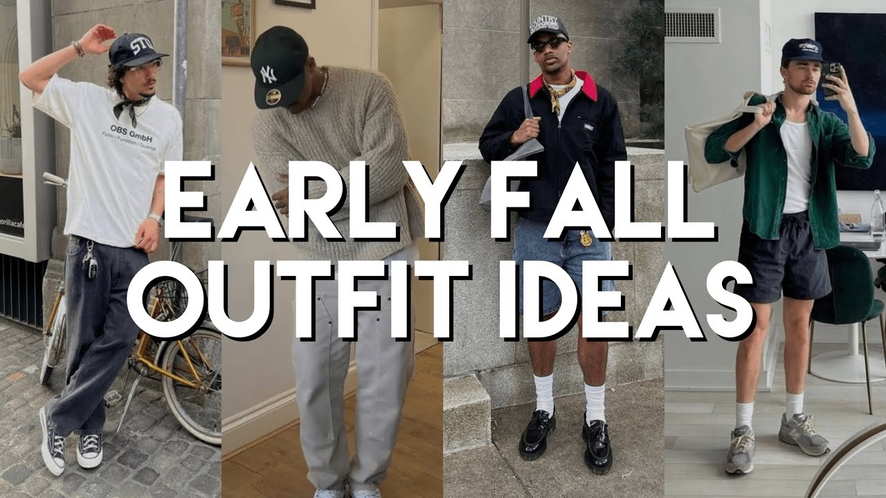 Simple Early Fall Outfit Ideas | Men's Fashion Style 2023
