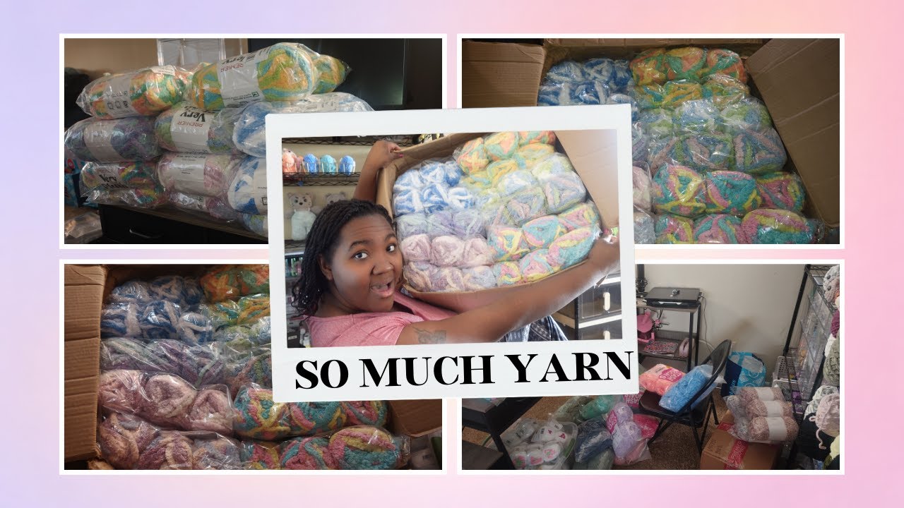 I Finally Open My Premier Yarn Haul! 🧶 HUGE Boxes from 2024 | Cozy Studio Vlog