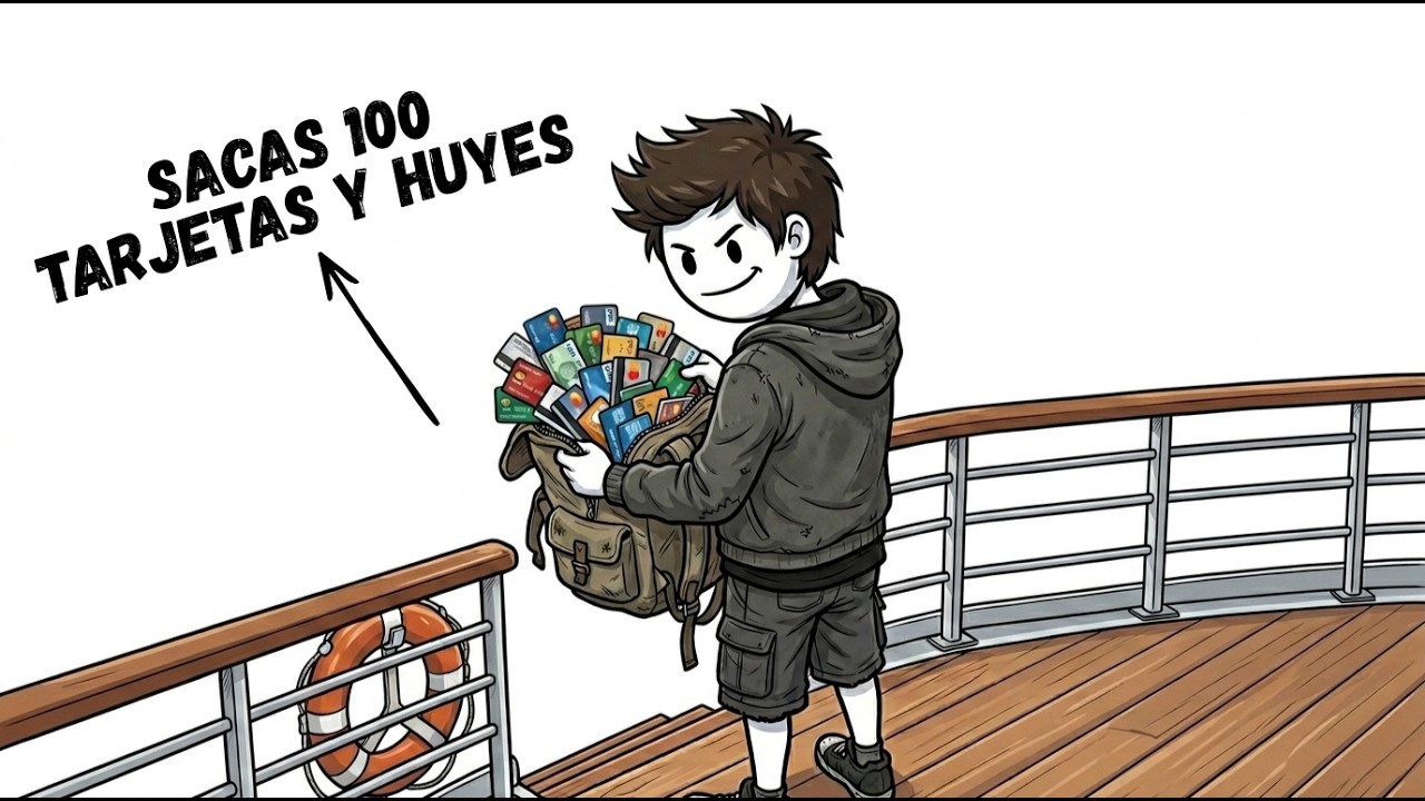 ¿Qué pasa si sacas 100 tarjetas de crédito y huyes?