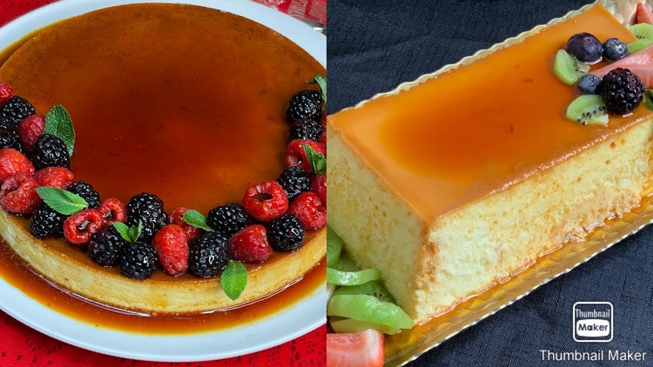 كريم كراميل بالجبن بنين  ☺️ وجد سهل flan 🍮