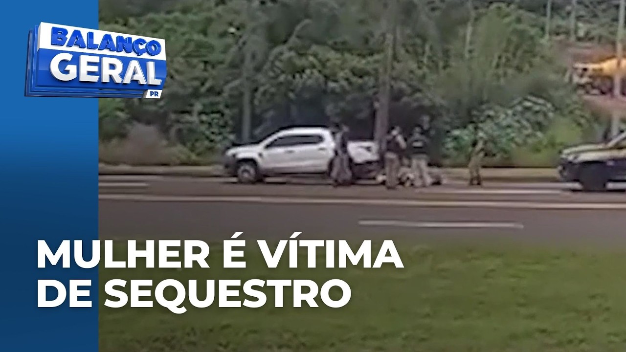 Polícia prende cinco suspeitos de sequestrar uma mulher, no PR; vítima é resgatada