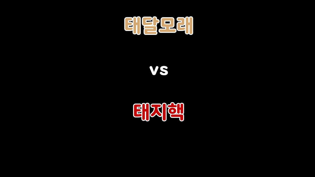 [랜덤다이스] 태달모래 vs 태지핵