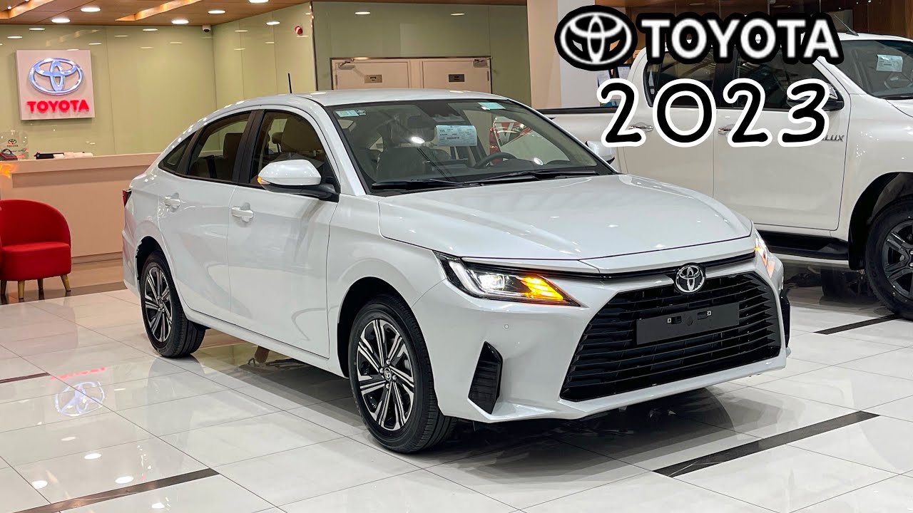 2023 Toyota Vios White Peal Color [Sedan Car 2023] [Exterior and Interior] In-depth walk around