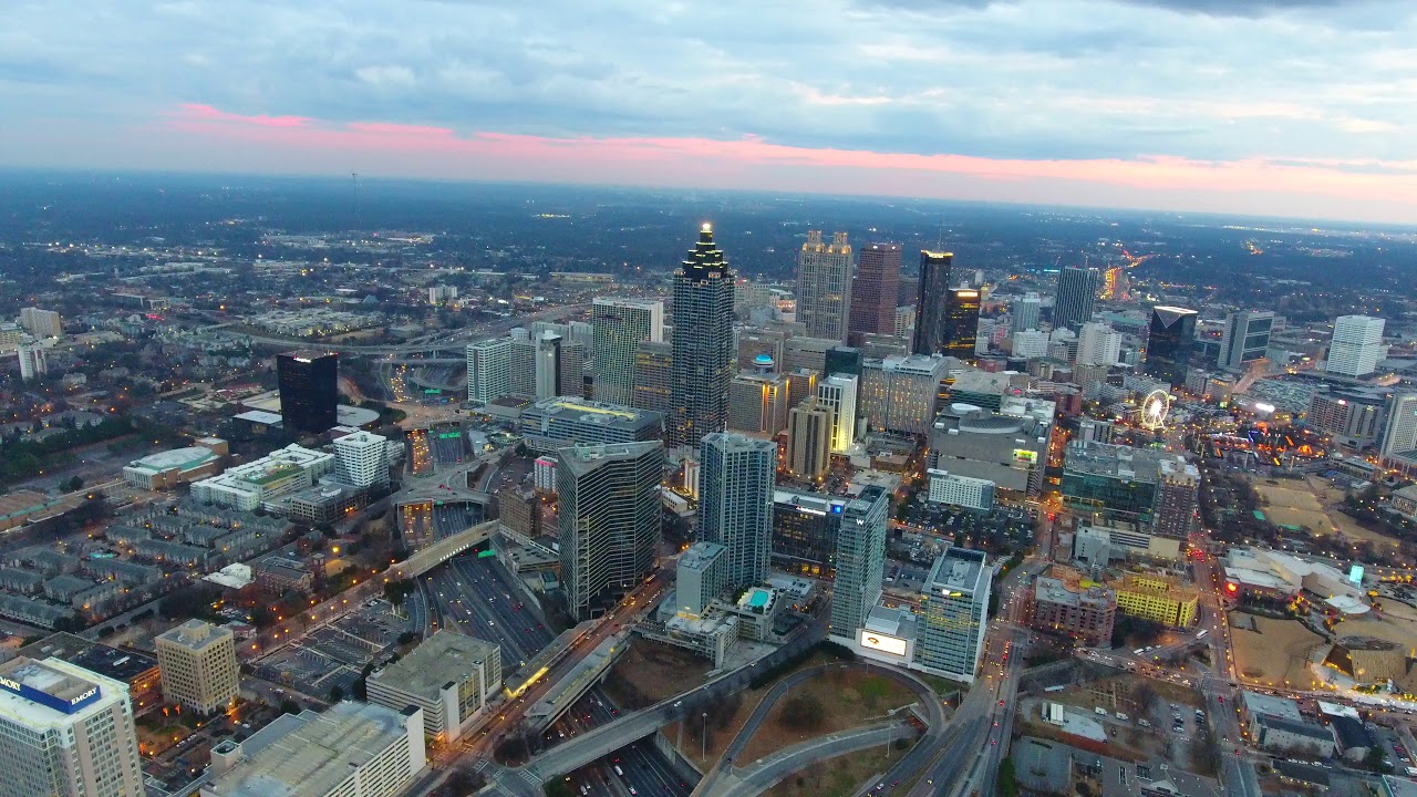Atlanta Midtown To Downtown 4K