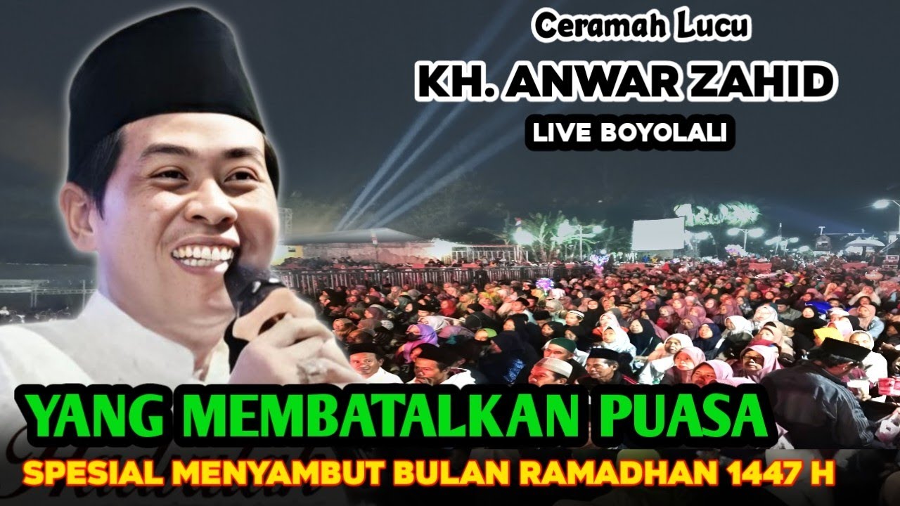🔴 PENGAJIAN KH ANWAR ZAHID TERBARU PALING LUCU 8 FEBRUARI 2026 LIVE KLAKAH NGISOR BOYOLALI 