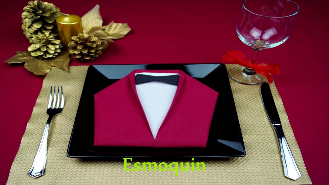 Plegado Servilletas - Esmoquin - HostelCash